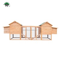 Grand poulailler professionnel en bois de sapin chinois Offre Spéciale au design unique personnalisé