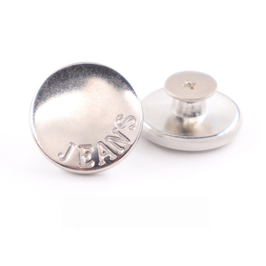 Hot Bán Kim Loại Nút Quần Jean Đồng Denim Nút Quần Áo Phụ Nữ Người Đàn Ông Trở Lại Quần Áo Nút Áo Với Biểu Tượng Tùy Chỉnh - Product Image 5