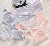 Braguitas Hipster para Mujer y Niña, de Tela de Seda Helada/Algodón, Teñido Liso, de Tiro Medio, Transpirables, Sexys, Cómodas, Sin Costuras, de Secado Rápido
