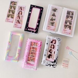 NOUVEAU <span class=keywords><strong>Porte</strong></span>-cartes esthétique en <span class=keywords><strong>PVC</strong></span>, capacité 20 pages, pour photos de films de célébrités, idéal comme cadeau - Product Image 3