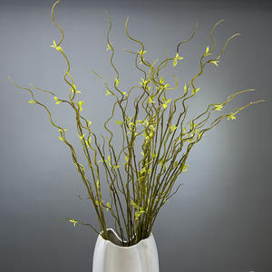 Rama de <span class=keywords><strong>Manzanita</strong></span> de plástico artificial, ramas de sauce llorón de hoja Vintage, decoración de boda para el hogar, ramitas de árbol, ramas a granel - Product Image 3