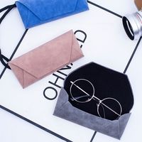 Étui réglable pour lunettes de soleil, boîte de lunettes de soleil, emballage pliable avec Surface PU, boîte-cadeau