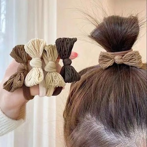 Lazo para el pelo de tela elástica para mujer, diadema informal, lazo jacquard de color aleatorio, hecho a mano - Product Image 2