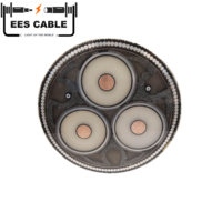 Cable Submarino de Cobre Desnudo XLPE de 6/10(12)KV con Cubierta de Fibra Óptica PE, 35-240mm2, para Proyectos de Redes Submarinas con Bloqueo de Agua