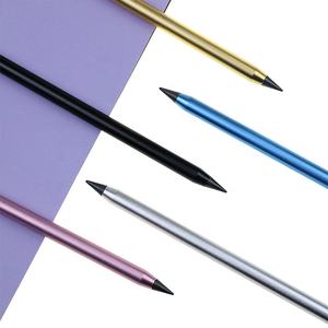 BECOL nouveau Design créatif pas besoin aiguisé HB crayons de luxe sans encre infini stylo d'écriture en métal crayon éternel pour les étudiants - Product Image 4