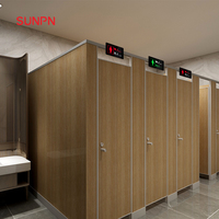 SUNPN Indicateur lumineux intelligent pour toilettes publiques, affichage LED bicolore rouge/vert pour l'état d'occupation des cabines, luminosité 2000 cd