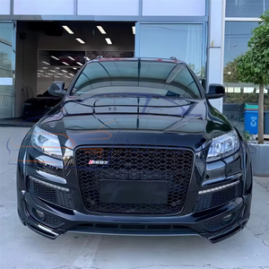 Calandre avant style <span class=keywords><strong>RSQ7</strong></span> pour Q7 SQ7, grille en nid d'abeille, pare-chocs facelift 2005-2015 - Product Image 3