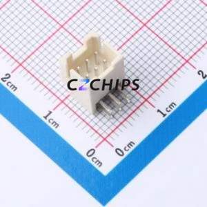 HC-PHB2.0-2x3AW Wire-to-Board Pin Header Bent Lead Through Hole,P=2mm Connector 2x3P 2mm Right Angle Insert PHB - Product Image 1