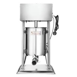 Machine à farcir <span class=keywords><strong>les</strong></span> <span class=keywords><strong>saucisses</strong></span> automatique commerciale et domestique 30L, farceur à <span class=keywords><strong>saucisses</strong></span> électrique, <span class=keywords><strong>appareil</strong></span> à farcir le jambon - Product Image 1