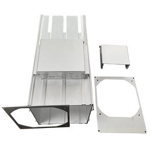 Telaio in Lega di <span class=keywords><strong>Alluminio</strong></span> Lavorato CNC Serie 6000 per Controllo Macchine con Scudo Antipolvere e Accessori Completi - Product Image 1