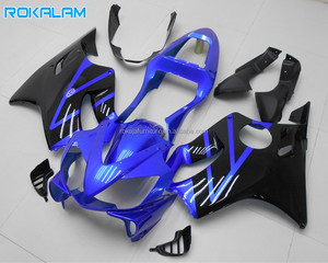 ชุดแฟริ่งสีน้ำเงินดำสำหรับรถฮอนด้า CBR600 F4i ปี 2001 2002 <span class=keywords><strong>2003</strong></span> ชุดแต่ง CBR600F4i 01 02 03 ชุดแต่งรถมอเตอร์ไซค์อะไหล่ - Product Image 1