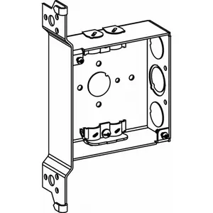 Hot Sale Sides 2-1/2",4-Loom,1-Tko Depth Welded Square Boxes Moisture-Proof Junction Box For Wall