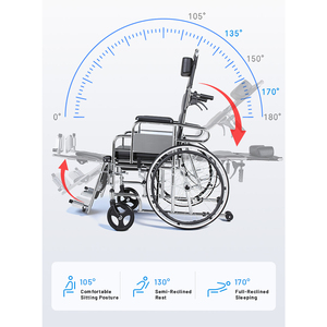 Low <strong>Price</strong> High Quality Foldable Standing Heavy Duty <strong>Stair</strong> <strong>Climbing</strong> Sport Lightweight Used for the Disable Manual <strong>Wheelchair</strong> - Product Image 2