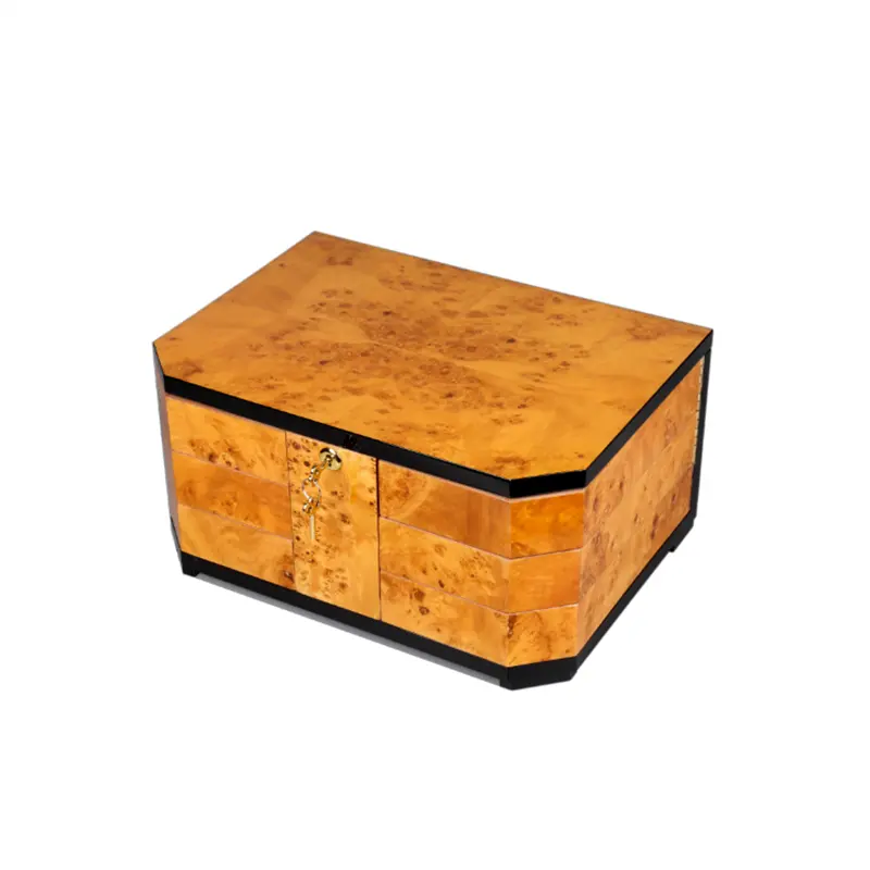 도매 중간 밀도 섬유판 삼나무 껍질 나무 시가 수분 보관 상자