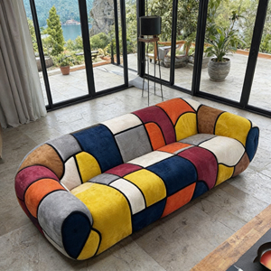 Juego de Sofás Modulares de Tela Colorida y de Alta Calidad Estilo Villa Moderna <span class=keywords><strong>Picasso</strong></span> Elements con Relleno de Espuma para Sala de Estar - Product Image 4