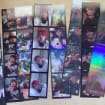 Kertas Kerajinan Strip Foto Musik Holografik Kpop Desain Khusus dengan Warna dan Ukuran Kustom untuk Pembatas Buku Kartu Hadiah