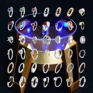 แหวนผู้หญิงเงินแท้ 925 รูปหัวใจประดับโบว์ ประดับเพชรซิคอน คลาสสิก เหมาะสำหรับวันวาเลนไทน์และงานแต่งงาน - Product Image 1