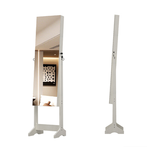 <span class=keywords><strong>Espejo</strong></span> de Madera Giratorio de 360 Grados para Dormitorio con Armario para Joyas, Perchero de Entrada, Armario para Joyas con <span class=keywords><strong>Espejo</strong></span> - Product Image 3