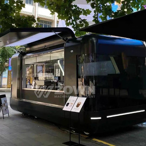 Energy Efficient Drivable Mobile Food Cart <b>Electric</b> Food Truck Custom Interior for <b>BBQ</b> Burger Hot Dog Retail - Product Image 4