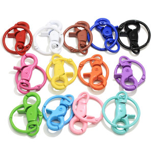 Màu mạ tôm hùm <span class=keywords><strong>Clasp</strong></span> Móc chìa khóa vòng xoay dây buộc Snap Móc chìa khóa vòng xoay tôm hùm <span class=keywords><strong>Clasp</strong></span> nối vòng đeo tay <span class=keywords><strong>Clasp</strong></span> - Product Image 2