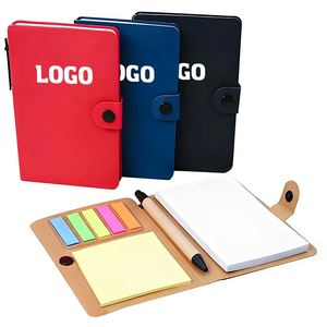 Xj446 Wholesale <b>Notepad</b> Stick Note Advertising Creativity With Pen Logo Print Memo Pad Notice Eco Friendly Notebooks - Product Image 1