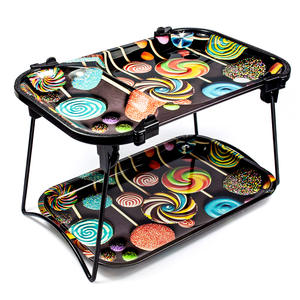 Toptan özel Logo haddeleme plakası 233 Mm * 160 mm <span class=keywords><strong>Metal</strong></span> servis tepsisi özelleştirilmiş - Product Image 1