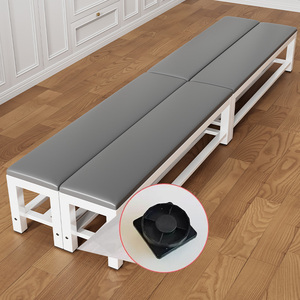 Modular Upholstered Bench For Shoe Rack Changing Room Bedroom Entryway Storage - Product Image 3
