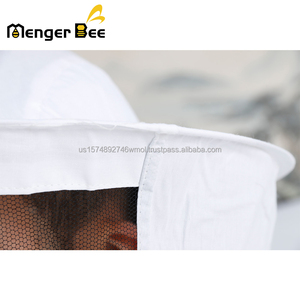 Ropa de Protección para Apicultura, Chaqueta de Apicultor Impermeable de Algodón con Velo y Cremallera, Protección Contra Picaduras - Product Image 4