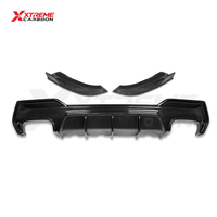 Difusor Trasero de Fibra de Carbono XTREME, Difusor Inferior con Divisores Laterales para BMW G22 G23 420i 430i M440i