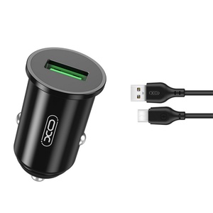 ที่ชาร์จแบตเตอรี่ในรถยนต์ USB Type C 18W 5 9 12V 3 2 1.5A พร้อมสายชาร์จ - Product Image 1