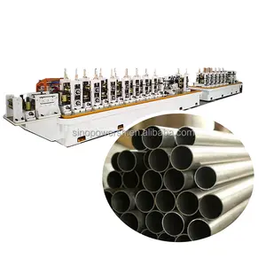 China suppliers of Q235 Q345 carbon ERW mild iron round welded steel pipes production line