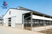 Bâtiments Agricoles Préfabriqués en Acier Léger - Enclos à Bétail et Abri pour Moutons sur Mesure - Utilisation Agricole à Soudure Rapide
