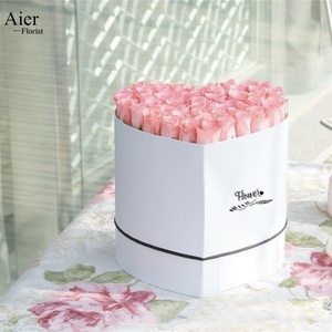 Aierflorist - Cajas <span class=keywords><strong>de</strong></span> <span class=keywords><strong>Flores</strong></span> al por Mayor en Forma <span class=keywords><strong>de</strong></span> Corazón <span class=keywords><strong>con</strong></span> Cajón, Cestas <span class=keywords><strong>de</strong></span> Bombones, Cajas <span class=keywords><strong>de</strong></span> Regalo <span class=keywords><strong>de</strong></span> <span class=keywords><strong>Cumpleaños</strong></span> <span class=keywords><strong>con</strong></span> <span class=keywords><strong>Flores</strong></span> Eternas - Product Image 2