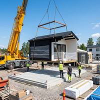 Casa Contenedor Expandible de Doble Ala de 20 y 40 pies, Villa Prefabricada Modular Aislada con Baño Completo para Glamping en Resorts