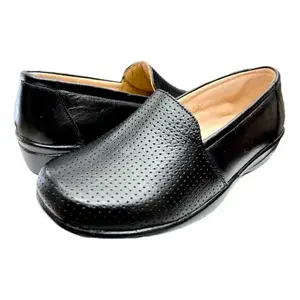 Zuecos de Cuero para Mujer Angelina, Punta Redonda, Zapatos Cómodos para Todas las Temporadas, Entresuela de EVA, Suela de Goma - Product Image 1