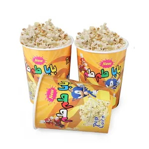 Disposable Logo Printing Take Away Popcorn Bucket Size From 32oz To 65 Oz China Factory Wholesale