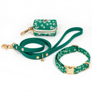 Pet Supplies Custom Brand MUKER Padded Sport Fashion Breakaway <b>Waterproof</b> PVC Polyester <b>Dog</b> <b>Collar</b> Leash Set with Harness - Product Image 3