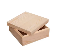 Boîte en bois personnalisable avec logo, emballage extérieur, boîte cadeau en bois massif, produit en bois brut, boîte cadeau en bois, emballage pour bijoux