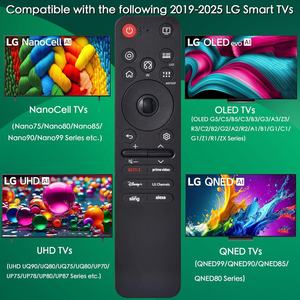 Control Remoto Inteligente AKB76046603 AI Magic Remote AN-MR25GA para Modelos 2019-2025, Compatible con Smart <span class=keywords><strong>TV</strong></span>, 4 Botones, Alcance de 10 m, OLED QNED UHD LED LCD4K8K - Product Image 4