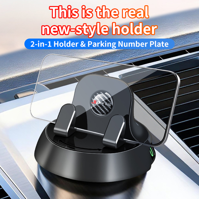 Multifunctional Auto Clamp Mount 360 Degree Rotation Waterproof Anti-Slip Pad Desk Use Anti-Slip Car Dashboard Phone Holder