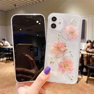 เคสโทรศัพท์เรซิ่นใสลายดอกไม้แท้ แฟชั่นอีพ็อกซี่  ฝาหลังนิ่มใส สำหรับ iPhone 7 8plus XS XR 11 12 14 17AIR - Product Image 5