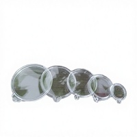 Boîte de protection transparente personnalisée pour capsule de pièce de monnaie souvenir, étui en acrylique léger avec impression offset pour porte-clés