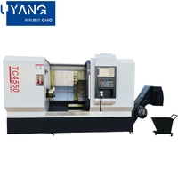 Tour CNC à banc incliné TC4550 – Machine de tournage-fraisage de précision pour l'usinage de pièces métalliques complexes – Fonctionnement stable – Production en série