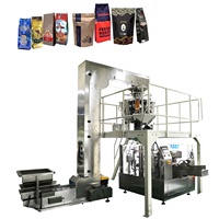 Machine d'emballage automatique rotative de sac à fermeture éclair avec pochette préfabriquée