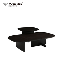 Meilleur prix Table basse moderne en bois durable avec placage fumé pour le salon