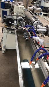 เครื่องอัดรีดท่อลูกฟูกผนังเดียวพร้อมเครื่องอัดรีดลวดเหล็ก - Product Image 4