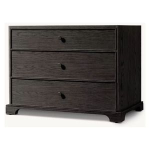 Table de chevet GENEVIEVE RHMAKER FURNITURE – Table de chevet moderne de luxe avec tiroir pour chambre à coucher - Product Image 4