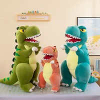 Cadeaux et Articles Artisanaux Transfrontaliers : Jouet T-Rex de Dessin Animé, Adorable Poupée Dinosaure, Dragon Magique en Fibre de Polyester, Coussin Confortable, Anniversaire