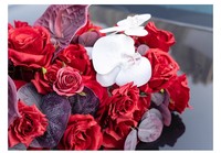 Décoration de voiture de mariage personnalisée fleurs avant bienvenue disposition de l'équipe fleurs artificielles fleurs de voiture finies avec ventouses