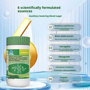 Chroompicolinaat Totale Saponinen Capsules Voor Mannen Van Middelbare Leeftijd-60 Capsules/Fles Ondersteunde Hypoglycemische Behandeling - Product Image 2